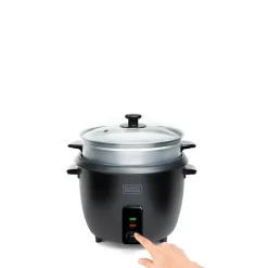 1,8 L Svart Inkl Tillbehör för Ångkokning