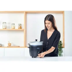 1,8 L Svart Inkl Tillbehör för Ångkokning