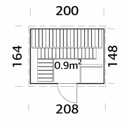 Anita 0,9 m2