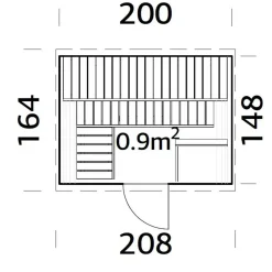 Anita 0,9 m2