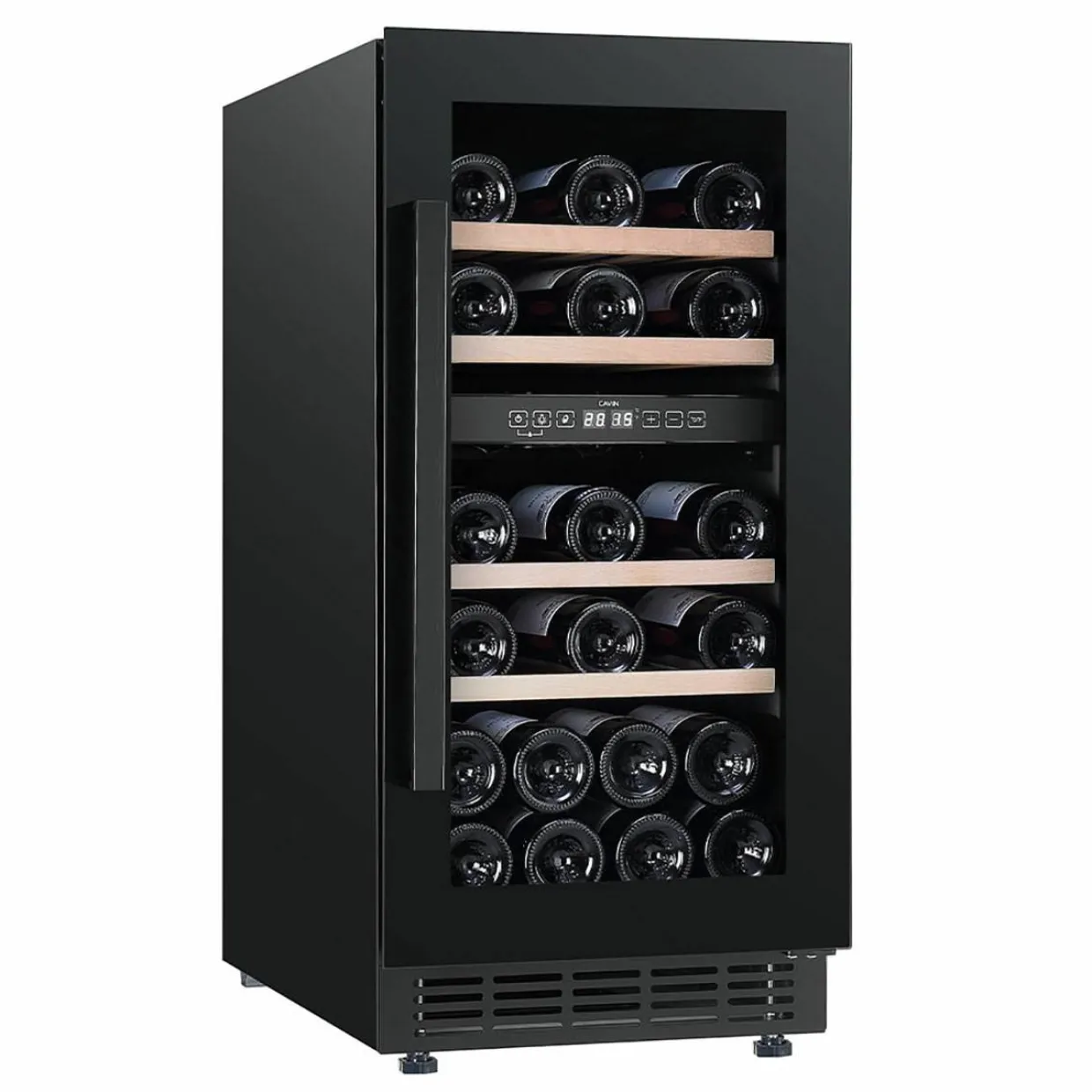 Arctic Collection 40D Fullglass Svart Inbyggbar med 2 Zoner