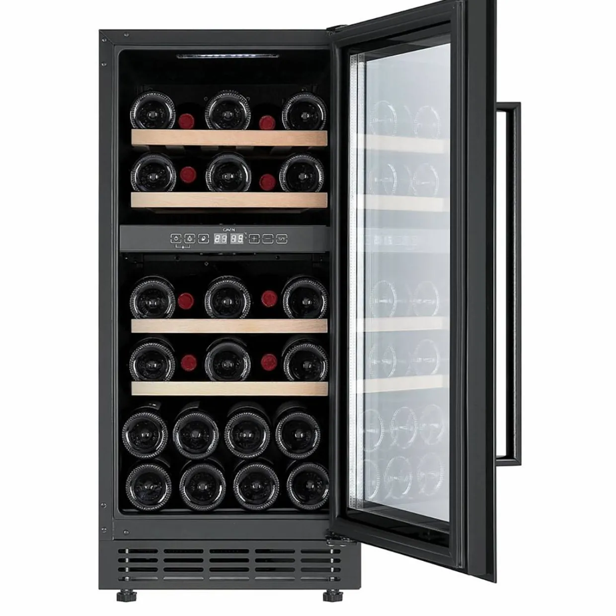 Arctic Collection 40D Fullglass Svart Inbyggbar med 2 Zoner