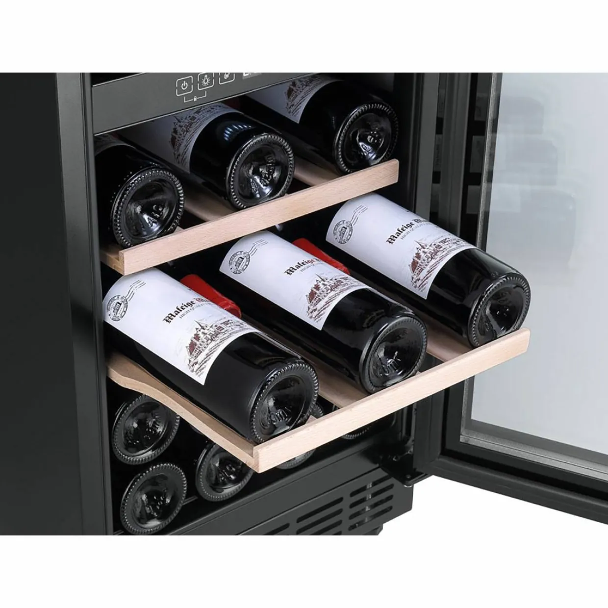 Arctic Collection 40D Fullglass Svart Inbyggbar med 2 Zoner
