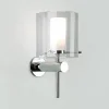 Arezzo Vägglampa i Krom Dimbar