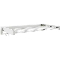 Artdry Väggmonterad & Hopfällbar 70 cm Vit Stål