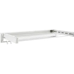Artdry Väggmonterad & Hopfällbar 70 cm Vit Stål