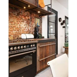 Ascot Combi-Steam 90 cm Nero Brass med BBQ och ångfunktion