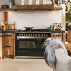 Ascot Combi - Steam 120 cm Rostfri med Två Ugnar