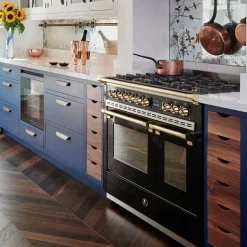 Ascot Combi-Steam Svart 100 cm med BBQ och Ångfunktion