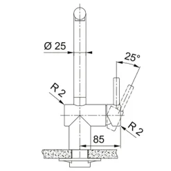 Atlas Neo Med Utdragbar Pip och Laminar flow