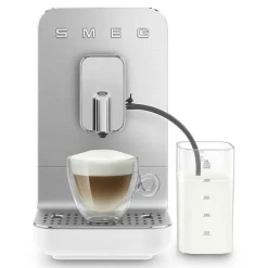 BCC13WHMEU Vit med Inbyggd Kaffekvarn och Mjölksystem