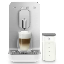 BCC13WHMEU Vit med Inbyggd Kaffekvarn och Mjölksystem