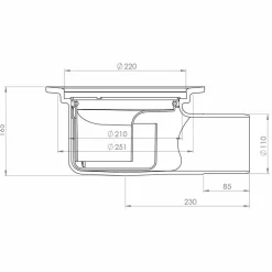 Bigg 110 E Ø220 mm