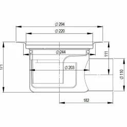 Bigg 110 R Ø220 mm