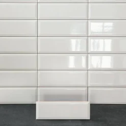Biselado Blank Vit 10x30 cm