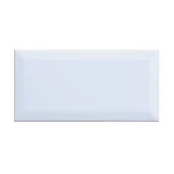 Biselado vit blank 10x20 cm