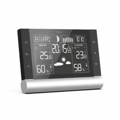 Black Line Plus Trådlös Termometer med WiFi & Frostlarm Svart