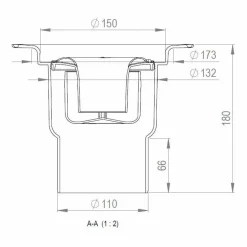 Brage 110 Ø150 mm