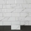Carrara Metro Biselado Vit 10x20 cm