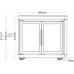 Classic Line Stainless 304SS Modul med Dubbeldörrar