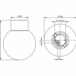Classic Glob Blank Rak IP54
