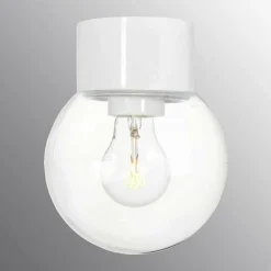 Classic Glob klarglas IP54 Rak E27