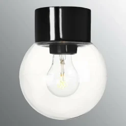 Classic Glob klarglas IP54 Rak E27