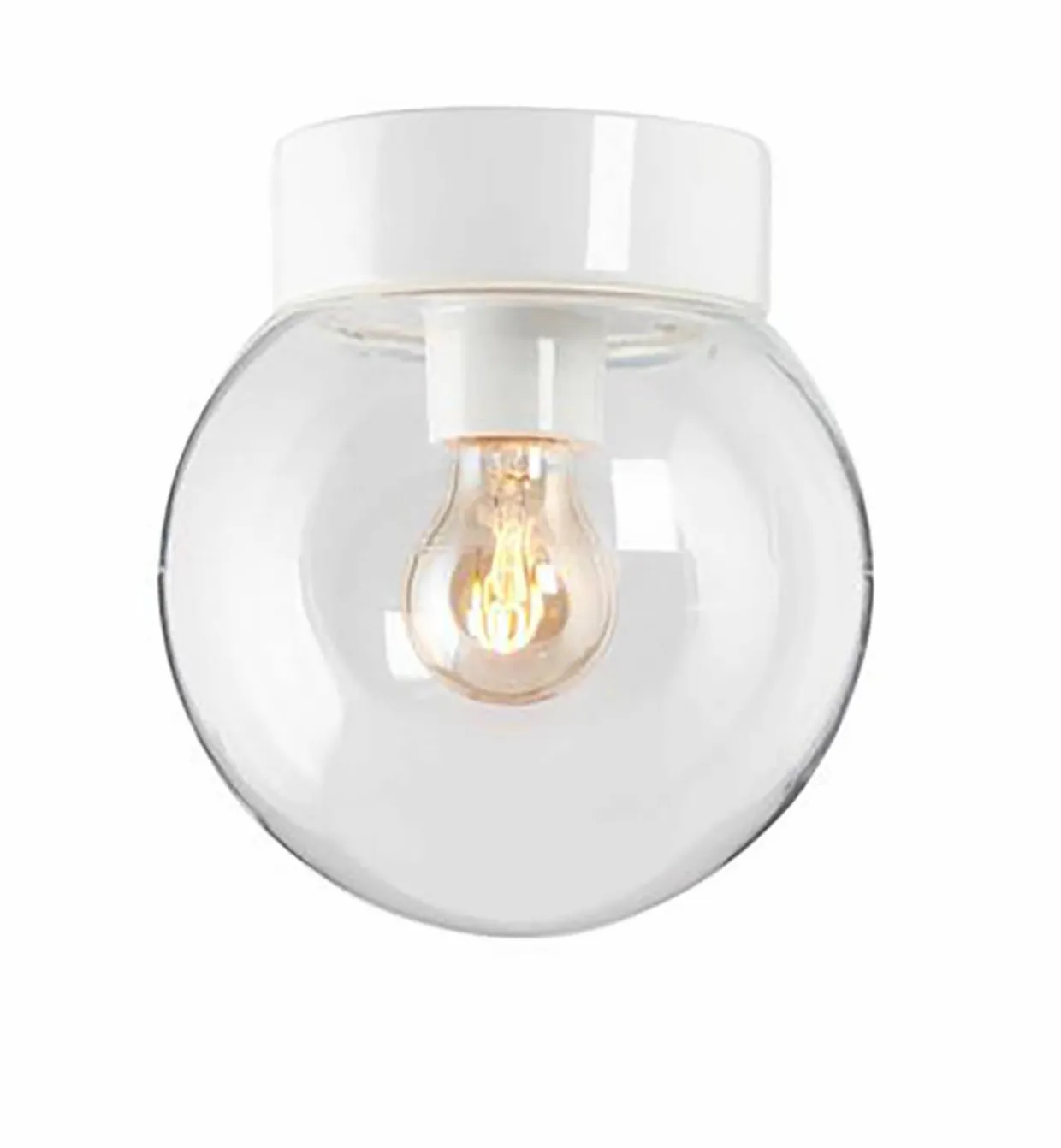 Classic Glob 200 Klar Rak IP44 E27