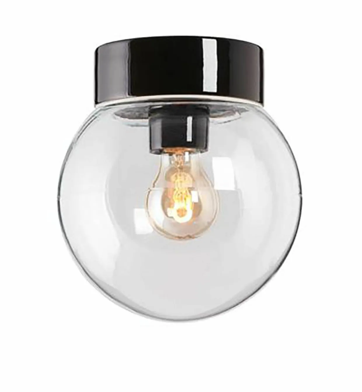 Classic Glob 200 Klar Rak IP44 E27