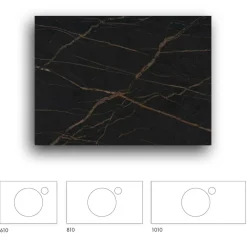 Crown+ Dekton  1010 till Tvättställsskåp Crown