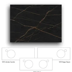 Crown+ Dekton  1210 till Tvättställsskåp Crown