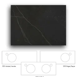 Crown+ Dekton  1210 till Tvättställsskåp Crown