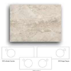 Crown+ Dekton  1210 till Tvättställsskåp Crown