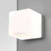 Cube Vägglampa i Krom Dimbar
