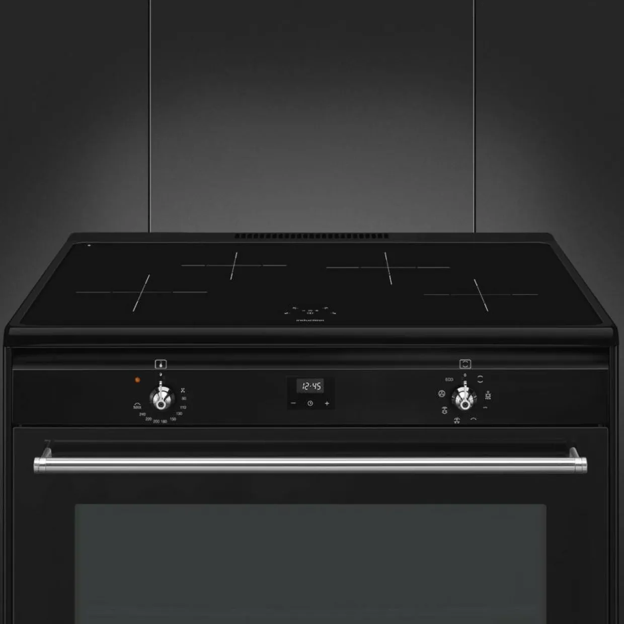 CX91IMBL Svart 90cm med Varmluft och Timerfunktion
