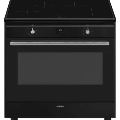 CX91IMBL Svart 90cm med Varmluft och Timerfunktion