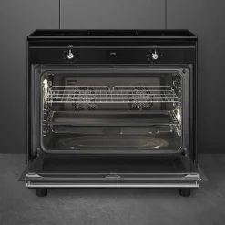 CX91IMBL Svart 90cm med Varmluft och Timerfunktion