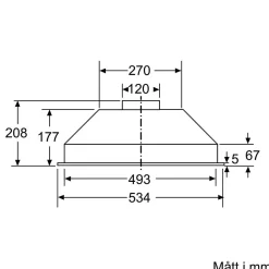 DLN53AA70 Serie 2 Rostfri