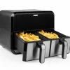 Dubbelkapacitet 2X4L 2400W Digital Fritös