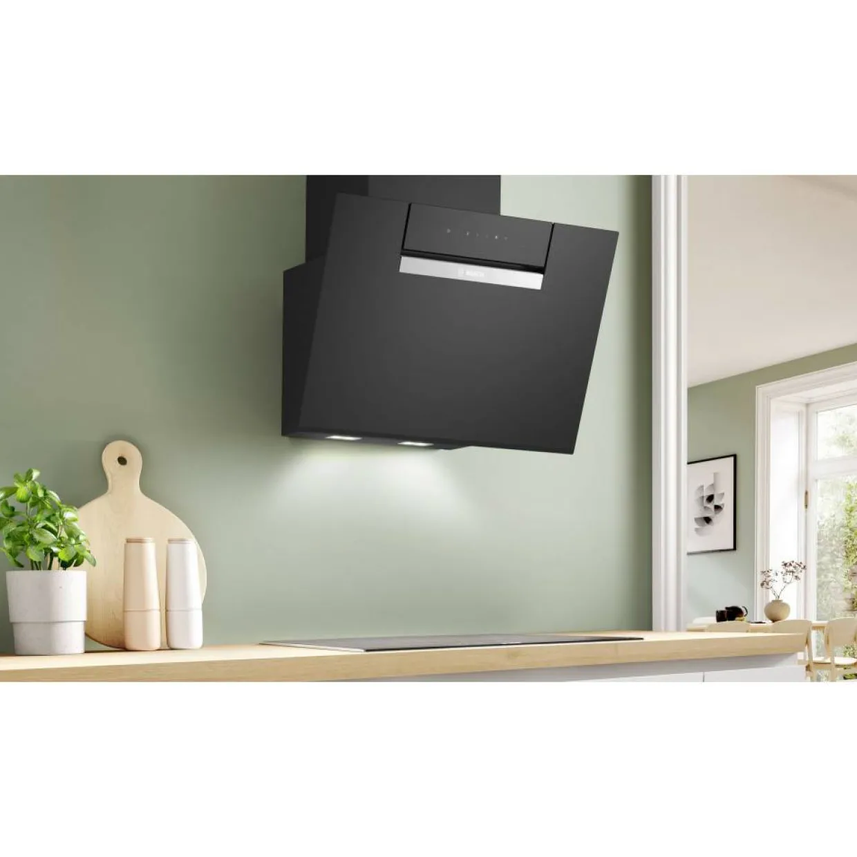 DWK67FN60 Serie 4 Vägghängd 60 cm Svart med WiFi