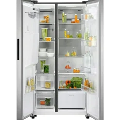 EAI6HD57U0 Rostfri med Is- och Vattendispenser