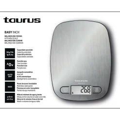 Easy Inox Precisionsvåg med Tara-funktion