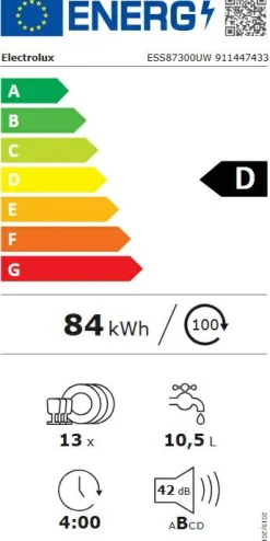 ESS87300UW 60 cm