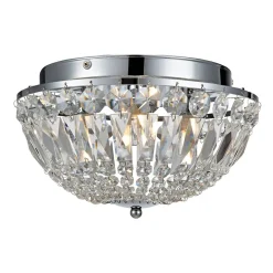 Estelle Dimbar Taklampa Kristall & Metall