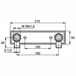 Fix för Utanpåliggande Rördragning 160 cc