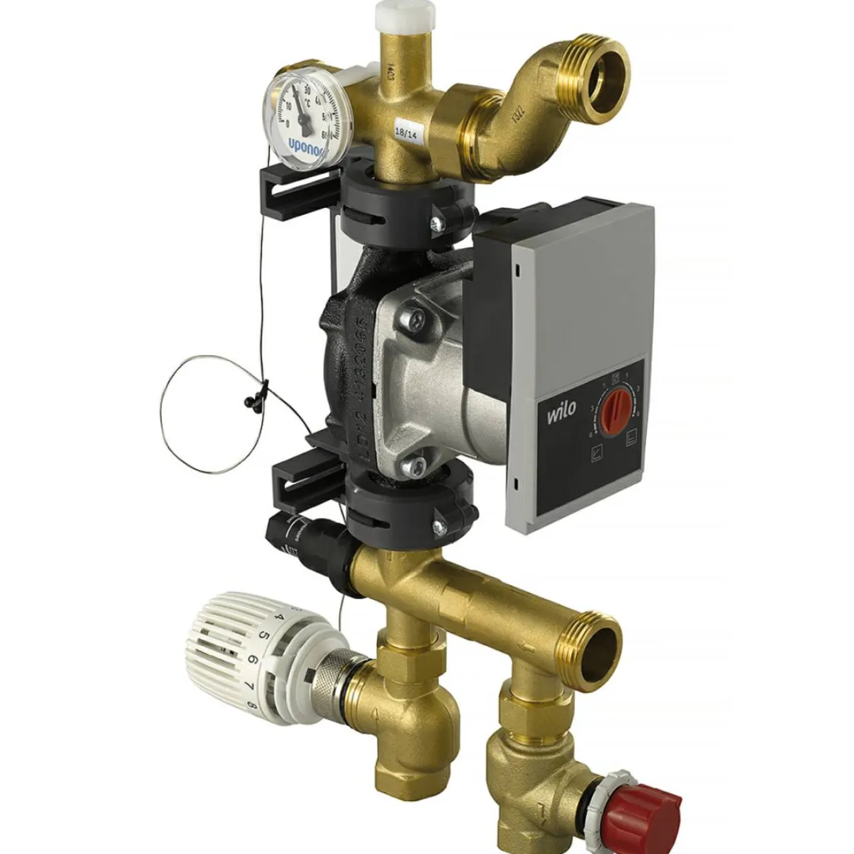 Fluvia T Push-23-B-W