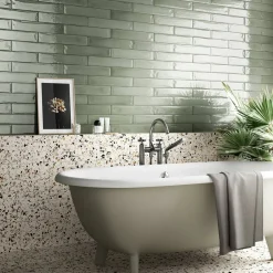 Frammenti Verde Acqua 7,5x40 cm