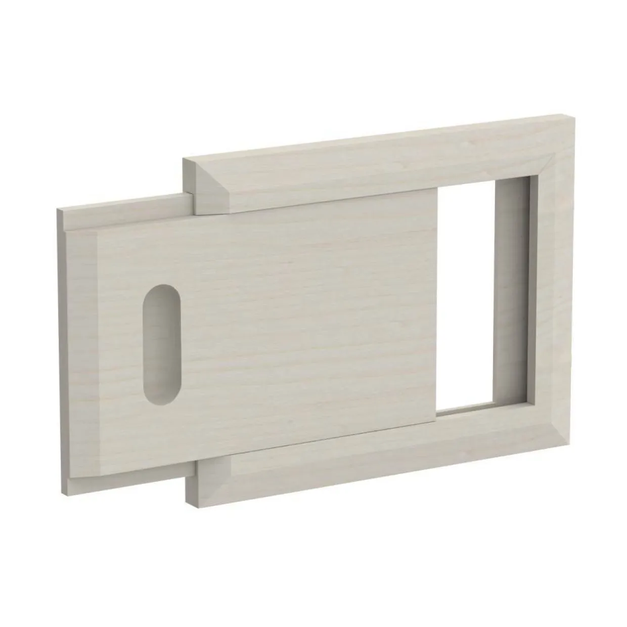 Fyrkant Trä 215x170 mm