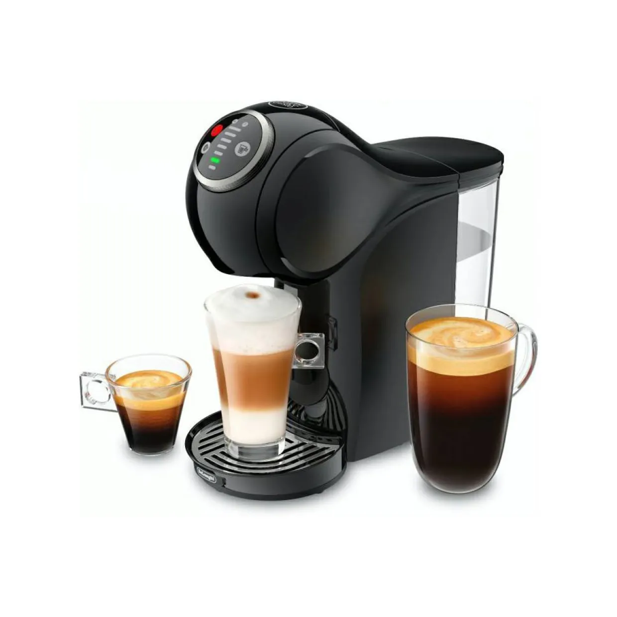 Genio S Plus Svart Kaffemaskin med Justerbar Temperatur