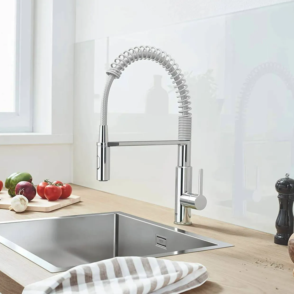 Get 30361 Engreppsblandare med Svängbar Pip & SpeedClean